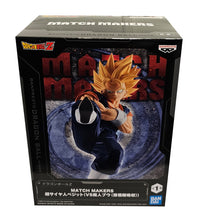 Load image into Gallery viewer, Free UK Royal Mail Tracked 24hr delivery   Stunning statue of Super Saiyan Vegito from the legendary anime Dragon Ball  Z. This amazing figure is launched by Banpresto as part of their latest Match Makers collection.   The creator did an fantastic job creating this, showing Super Saiyan Vegito posing in battle mode effortlessly, arms folded and performing a high kick. 
