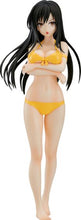 Load image into Gallery viewer, Free UK Royal Mail Tracked 24hr Delivery Beautiful statue of Yui Kotegawa from the popular anime To Love Ru. This figure is launched by Good Smile Company as part of their latest POP UP PARADE series. The creator did a stunning job creating this high-detailed PVC statue of Yui Kotegawa, showing Yui posing elegantly in her yellow bikini suit. Truly Stunning ! The PVC statue stands at 18cm tall, comes with a base, and packed in a official window display box from Goodsmile.
