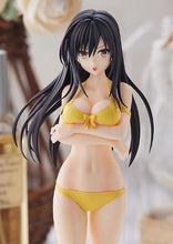 Load image into Gallery viewer, Free UK Royal Mail Tracked 24hr Delivery Beautiful statue of Yui Kotegawa from the popular anime To Love Ru. This figure is launched by Good Smile Company as part of their latest POP UP PARADE series. The creator did a stunning job creating this high-detailed PVC statue of Yui Kotegawa, showing Yui posing elegantly in her yellow bikini suit. Truly Stunning ! The PVC statue stands at 18cm tall, comes with a base, and packed in a official window display box from Goodsmile.