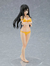 Load image into Gallery viewer, Free UK Royal Mail Tracked 24hr Delivery Beautiful statue of Yui Kotegawa from the popular anime To Love Ru. This figure is launched by Good Smile Company as part of their latest POP UP PARADE series. The creator did a stunning job creating this high-detailed PVC statue of Yui Kotegawa, showing Yui posing elegantly in her yellow bikini suit. Truly Stunning ! The PVC statue stands at 18cm tall, comes with a base, and packed in a official window display box from Goodsmile.
