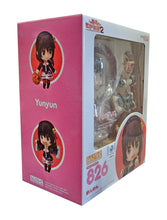 Load image into Gallery viewer, This premium nendoriod figure of Yunyun from the popular anime KonoSuba is launched by GOOD SMILE COMPANY this year as part of their latest Nendoroid series (758). The set comes with the nendoriod figure Darkness, three facial plates ( including a confident expression to display her proposing a duel with Megumin, a hesitant expression to capture her more reserved personality as well as a distressed expression with tears in her eyes).