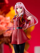Load image into Gallery viewer, Free UK Royal Mail Tracked 24hr delivery Stunning statue of Zero Two from the popular anime Darling in the FRANXX . This beautiful figure is launched by Good Smile Company as part of their latest Pop Up Parade collection. This figure is created meticulously, showing Zero Two posing stunningly in her uniform.