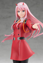 Load image into Gallery viewer, Free UK Royal Mail Tracked 24hr delivery Stunning statue of Zero Two from the popular anime Darling in the FRANXX . This beautiful figure is launched by Good Smile Company as part of their latest Pop Up Parade collection. This figure is created meticulously, showing Zero Two posing stunningly in her uniform.