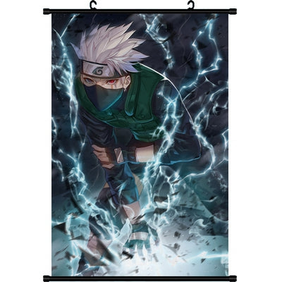 High-quality fabric wall scroll of Naruto - Kakashi Hatake. Premium quality DTG print anime design, No reflection, easy to clean and waterproof.   Two rods included with hooks for easy suspension and simple installation.  High resolution DTG technology print the design directly onto the scroll.  Limited stock available. You need to be quick on this one.    FREE UK Royal Mail Tracked 24hr Delivery.    
