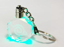 Load image into Gallery viewer, Naruto Logo LED Acrylic crystal Keyring / Keychain