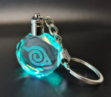 Load image into Gallery viewer, Naruto Logo LED Acrylic crystal Keyring / Keychain