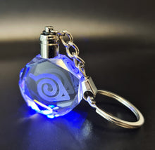 Load image into Gallery viewer, Naruto Logo LED Acrylic crystal Keyring / Keychain