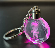 Load image into Gallery viewer, Naruto Uzumaki LED Acrylic crystal Keyring / Keychain
