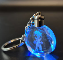 Load image into Gallery viewer, Naruto Uzumaki LED Acrylic crystal Keyring / Keychain
