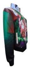 Load image into Gallery viewer, Detailed DTG print with striking colours - Premium polyester zipper. The silken style of this zipper is designed to be lightweight and comfortable to wear. Excellent for Summer/Autumn. The DTG technology prints the design directly onto the zipper which makes the design really stand out, easy to wash, and the colour of design will not fade or crack.