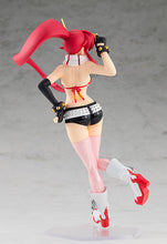Load image into Gallery viewer, FREE UK Royal Mail Tracked 24hr Delivery Beautiful figure of Yoko Littner from the popular anime Gurren Lagann. This amazing statue is part of the Goodsmile Company's Pop Up Parade series. The sculptor has really did a beautiful job creating this high-detailed PVC statue of Yoko. The statue shows Yoko posing with her shades. The PVC statue stands at 18cm tall, comes with a base, and packaged in a window display gift/collectible box from Good Smile Company. Excellent gift for any Gurren Lagann fan.