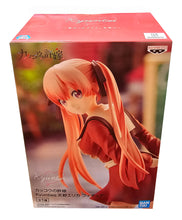 Load image into Gallery viewer, Free Royal Mail Tracked 24hr delivery Beautiful figure of Erika Amano from the popular anime A Couple of Cuckoos. This Statue is launched by Banpresto as part of their latest Kyunties series. This figure is created exquisitely showing the main female protagonist Erika Amano posing in her red dress. This PVC statue stands at 17cm tall, and packaged in a collectible gift box from Bandai. Official brand: Bandai / Banpresto This is not a toy but a collectible object for adults or over 15 year olds.