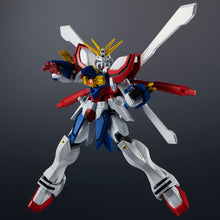 Load image into Gallery viewer, God Dundam GF13-017NJ II released by TAMASHI  NATIONS/BANAI comes this fully equipped premium action figure. Set includes the figure, God Finger, Hyper Mode chest parts and full articulation STAGE joint.  The figure allows you to transition from a Normal Mode into a super-powered Hyper Mode. The Mobile Fighter used by Neo Japan in the 13th Gundam Fight.   This figure stands at 15cm tall and comes in a premium packaged box by TAMASHI NATIONS.