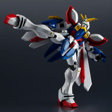 Load image into Gallery viewer, God Dundam GF13-017NJ II released by TAMASHI  NATIONS/BANAI comes this fully equipped premium action figure. Set includes the figure, God Finger, Hyper Mode chest parts and full articulation STAGE joint.  The figure allows you to transition from a Normal Mode into a super-powered Hyper Mode. The Mobile Fighter used by Neo Japan in the 13th Gundam Fight.   This figure stands at 15cm tall and comes in a premium packaged box by TAMASHI NATIONS.