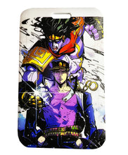 Load image into Gallery viewer, Free UK Royal Mail 24hr delivery Beautiful crafted JoJo's Bizarre Adventure Card holder. DTG high quality design of Jotaro and Star Platinum, adapted from the popular anime JoJo's Bizarre Adventure. The card holder is made of High-quality PVC plastic with a smooth matt finish. The card holder can be used for storing bank cards/student cards/and other ID cards. Excellent gift for any JoJo's Bizarre Adventure fan.
