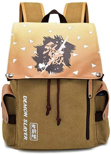 Premium anime backpack for our Demon Slayer fans.  Pearl cotton double straps with large capacity – 42cm x 31cm x 16cm.  Multi-pockets allow laptops, books, notebooks, umbrellas, water bottles, and any other daily accessories. Main pocket with cap and drawstring closure, padded laptop compartment with room to accommodate a 14-inch laptop.  Excellent for work/school/college/university or travel. 