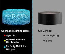 Load image into Gallery viewer, Naruto Uzumaki 3D Anime Touch Sensor 7 Colour mode LED Light / Lamp