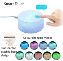 Load image into Gallery viewer, Naruto Uzumaki 3D Anime Touch Sensor 7 Colour mode LED Light / Lamp