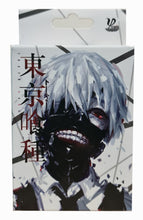 Load image into Gallery viewer, Free UK Royal Mail Tracked 24hr delivery Adapted from the popular anime series TOKYO GHOUL. Each playing card shows a character from the anime. The art of each individual cards are crafted amazingly. A very cool card set to show off to family and friends. Excellent gift for any Tokyo Ghoul fan.
