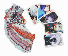 Load image into Gallery viewer, Free UK Royal Mail Tracked 24hr delivery Adapted from the popular anime series TOKYO GHOUL. Each playing card shows a character from the anime. The art of each individual cards are crafted amazingly. A very cool card set to show off to family and friends. Excellent gift for any Tokyo Ghoul fan.