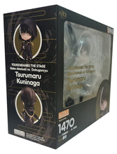Load image into Gallery viewer, This premium nendoriod figure of Kuninaga Tsurumarui from the popular anime Butai Touken Rranbu is launched by GOOD SMILE this year as part of their latest Nendoroid series (1470). The set comes with the nendoriod figure Kuninaga Tsurumarui, three facial plates (standard/conbat). There is also various interchangeable hand parts to recreate all kinds of poses, includes his umbrella and sword, and other accessories.