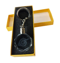 Load image into Gallery viewer, Naruto Logo LED Acrylic crystal Keyring / Keychain
