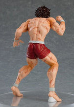 Load image into Gallery viewer, Free UK Royal Mail Tracked 24hr Delivery Striking statue of Baki Hanma from the popular anime Baki. This statue is part of the Good Smile Company's Pop Up Parade series. The sculptor has really did a fabulous job creating this high-detailed PVC statue of Baki. The statue shows the fighter posing in his red fighting shorts. The PVC statue stands at 17cm tall, comes with a base, and packaged in a official window display box from Good Smile Company.