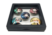 Load image into Gallery viewer, Demon Slayer cute Badges/Pins set - 5 pieces