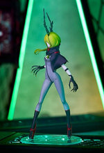 Load image into Gallery viewer, Super cool figure of Death Master: Dawn Fall from the popular anime Black Rock Shooter. This figure is part of the Good Smile Company Pop Up Parade series.   The sculptor did a stunning job creating this high-detailed PVC statue of Death Master. The statue shows Death Master posing in her battle gear looking over her shoulder. This is something really special for any Black Rock Shooter fan.