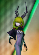 Load image into Gallery viewer, Super cool figure of Death Master: Dawn Fall from the popular anime Black Rock Shooter. This figure is part of the Good Smile Company Pop Up Parade series.   The sculptor did a stunning job creating this high-detailed PVC statue of Death Master. The statue shows Death Master posing in her battle gear looking over her shoulder. This is something really special for any Black Rock Shooter fan.