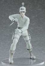 Load image into Gallery viewer, Cool figure of The White Blood Cell (Neutrophil) from the popular anime Cells At Work. This figure is launched by Good Smile Company as part of their latest Pop Up Parade series. The statue is created meticulously, showing the main protagonist White Blood Cell (Neutrophil) posing in his uniform. The set also includes a detachable knife/receptor.