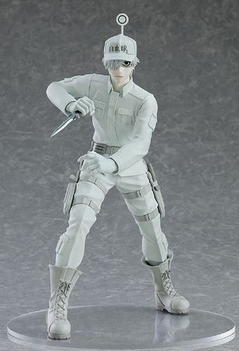 Cool figure of The White Blood Cell (Neutrophil) from the popular anime Cells At Work. This figure is launched by Good Smile Company as part of their latest Pop Up Parade series.   The statue is created meticulously, showing the main protagonist White Blood Cell (Neutrophil) posing in his uniform. The set also includes a detachable knife/receptor.  