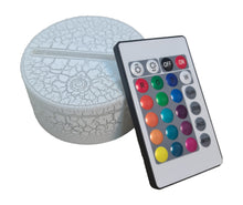 Load image into Gallery viewer, Free UK Royal Mail Tracked 24hr delivery. Combining art and technology makes this 3D visual effect lamp a perfect gift for anime fans. The acrylic design produces an optical 3D hologram effect which brings the anime character to life. The base has a touch sensor which makes it simple to control all the seven colour lighting modes. The set also includes a remote control for you to control the lamp with ease. "The art challenges the technology, and the technology inspires the art".