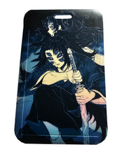 Load image into Gallery viewer, Super cool card holder of Kokushibo from the popular anime Demon Slayer. He is a part of the twelve Kizuki, holding the highest position, Upper Rank One, and the right-hand man of Muzan Kitbutsuji. DTG high quality design, this card holder is made of premium PVC plastic with a smooth matt finish. The card holder can be used for storing bank cards/student cards/and other ID cards.