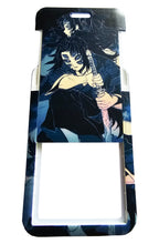 Load image into Gallery viewer, Super cool card holder of Kokushibo from the popular anime Demon Slayer. He is a part of the twelve Kizuki, holding the highest position, Upper Rank One, and the right-hand man of Muzan Kitbutsuji. DTG high quality design, this card holder is made of premium PVC plastic with a smooth matt finish. The card holder can be used for storing bank cards/student cards/and other ID cards.