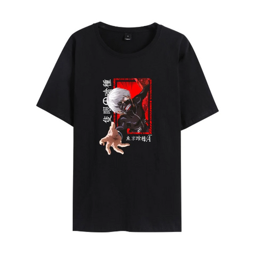 Free UK Royal Mail Tracked 24hr delivery.  Cool design of Tokyo Ghoul Ken Kaneki Anime T-shirt.  The T-shirt is made from 100% cotton, comfortable to wear.  Premium DTG technology prints the design directly onto the T-shirt which makes the design really stand out, easy to wash, and the colours will not fade or crack.  Excellent gift for any Tokyo Ghoul fan.