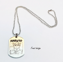 Load image into Gallery viewer, Naruto - Uzumaki Naruto Engraved Dogtag necklace
