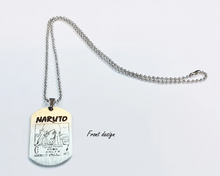 Load image into Gallery viewer, Naruto - Hyuga Hinata Engraved Dogtag necklace