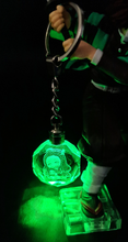 Load image into Gallery viewer, Nezuko Kamado - Demon Slayer LED Acrylic crystal Keyring/Keychain