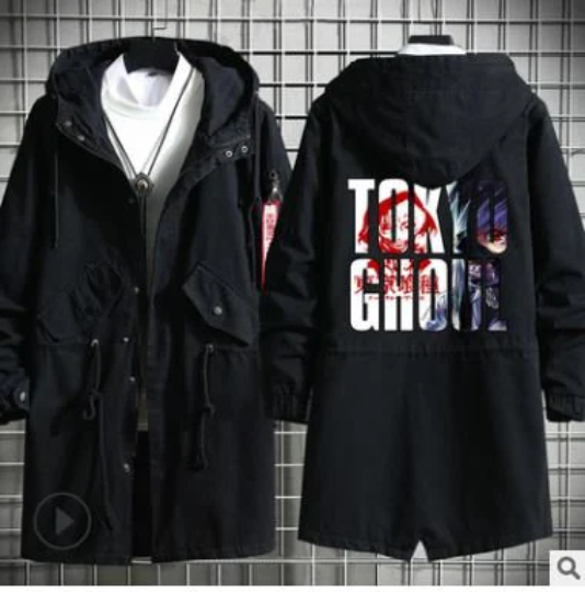 Tokyo Ghoul Anime Black Trench Coat / Jacket Ken Kaneki - United Kingdom
