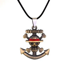 Load image into Gallery viewer, One Piece Pirate Skull necklace