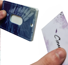 Load image into Gallery viewer, Free UK Royal Mail 24hr delivery Beautiful crafted Attack On Titan Card holder with keyring. DTG high quality design of Mikasa, adapted from the popular anime Attack On Titan. The card holder is made of High-quality PVC plastic with a smooth matt finish. The card holder can be used for storing bank cards/student cards/and other ID cards. Size: 6.7cm x 11cm (Approx) Can store up to three regular size credit cards. Excellent gift for any Attack On Titan fan.