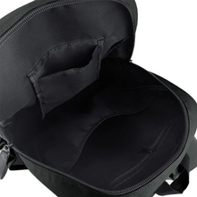 Load image into Gallery viewer, Jujutsu Kaisen backpack. Premium lightweight backpack with a capacity of 30cm x12cm x 39cm. The large main compartment is excellent for books, tablets and lunch boxes etc. Additional front pocket and side pockets. Adjustable pearl cotton shoulder-padded double straps. Waterproof premium oxford fabric. High-quality DTG print with striking colours.