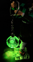 Load image into Gallery viewer, Nezuko Kamado - Demon Slayer LED Acrylic crystal Keyring/Keychain