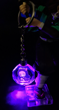 Load image into Gallery viewer, Nezuko Kamado - Demon Slayer LED Acrylic crystal Keyring/Keychain