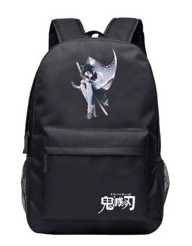 Free UK Royal Mail Tracked 24hr delivery.  Demon Slayer Shinobu Kochō backpack.  Premium lightweight backpack with a capacity of 35cm x17cm x 48cm.  The large main compartment is excellent for books, laptops and lunch boxes etc. Additional front and back zip pockets, and side pockets. Zips are covered for anti-theft. Adjustable pearl cotton shoulder-padded double straps. Waterproof premium oxford fabric. High-quality DTG print with striking colours.  This backpack is excellent for school/college.