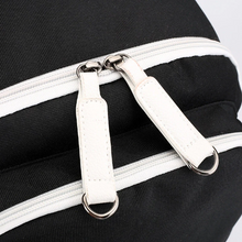 Load image into Gallery viewer, JoJo's Bizarre Adventure Jotaro Kujo Anime Backpack / School Bag / Travel Bag / Laptop Bag - Black and White