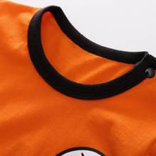 Load image into Gallery viewer, This super cute jumpsuit adapted from the popular anime series Dragon Ball Z is made of super soft cotton, the material makes the jumpsuit really soft and breathable, comfortable to wear with easy buttoned designed trousers for nappy change. Transform your baby with this amazing outfit, and look super cute and super cool, and its super comfortable too. Excellent gift for any anime fan who has a new-born baby in the family.