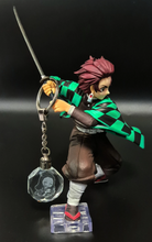Load image into Gallery viewer, Nezuko Kamado - Demon Slayer LED Acrylic crystal Keyring/Keychain