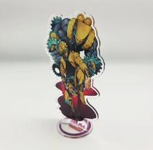 Load image into Gallery viewer, Free Royal Mail 24hr delivery  Striking Acrylic stand of Dio Brando from the popular anime series JoJo's Bizarre Adventure.  High-quality DTG print design showing the main protagonist Dio Brando posing in battle mode.  Height: 12.5cm x 15cm Thickness: 3mm  Excellent gift for any JoJo's Bizarre Adventure fan.
